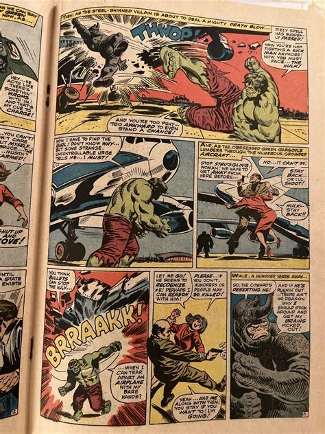 Incredible Hulk 104 Marvel Comics 1968 Rhino Ebay