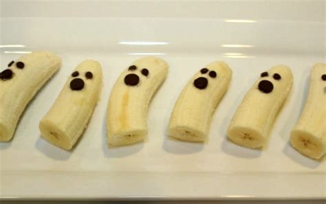 Making Banana Ghosts My Frugal Halloween