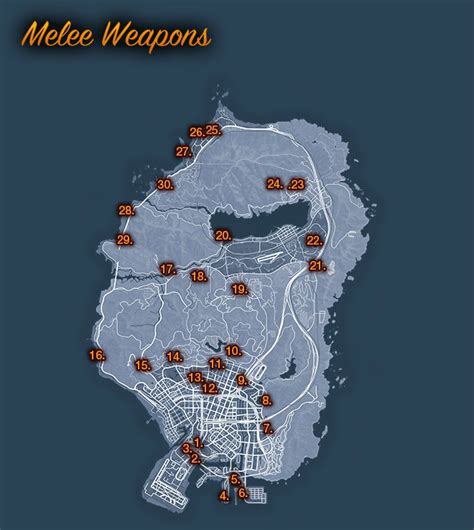 Gta 5 Weapon Locations Map