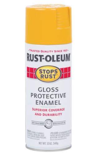Rust Oleum Stops Rust Gloss Tuscan Sun Protective Enamel Spray Paint 12