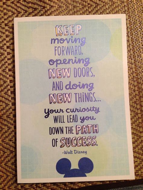 Walt Disney quote - would be cute for a graduation card! | Quotes