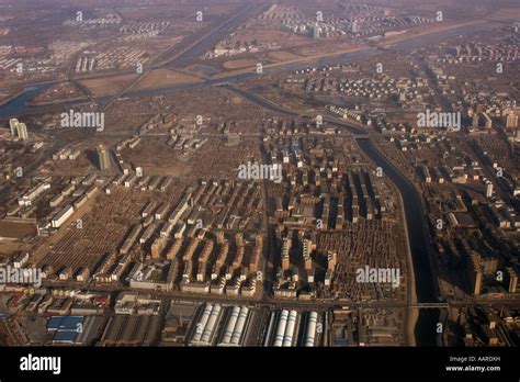 Aerial View Of Beijing China Stock Photo Alamy