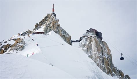 Aiguille Du Midi Ski Area And Lifts Chamonix Centre