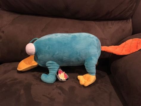 Disney Store Phineas And Ferb Perry The Platypus Plush Talking