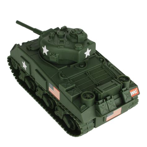 Bmc World War Ii Plastic Us Army Sherman Tank