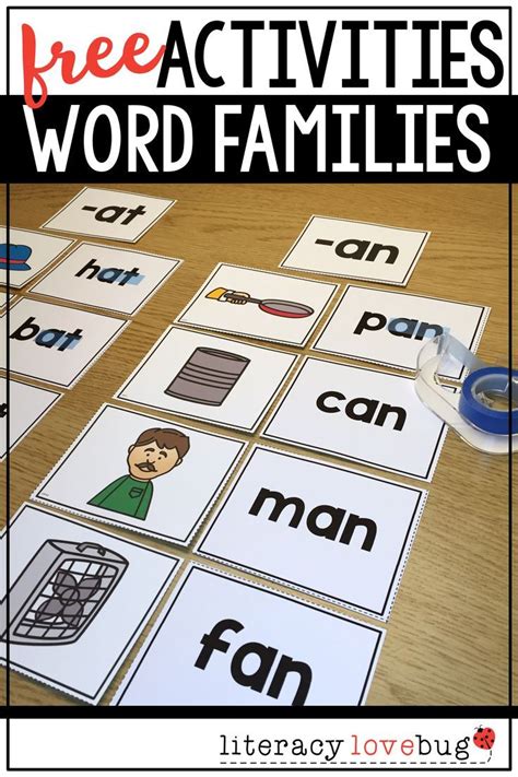 Need Word Families Activities For Kindergarten Or First Grade Students