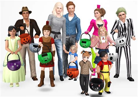 Mod The Sims Trick Or Treat Poses
