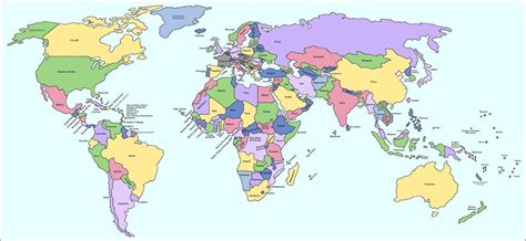 Mapamundi Político Mapas Del Mundo Mapas Mapamundi
