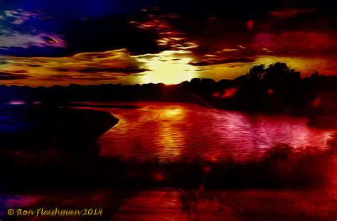 Dark Mysterious Sunset Photograph By Ron Fleishman