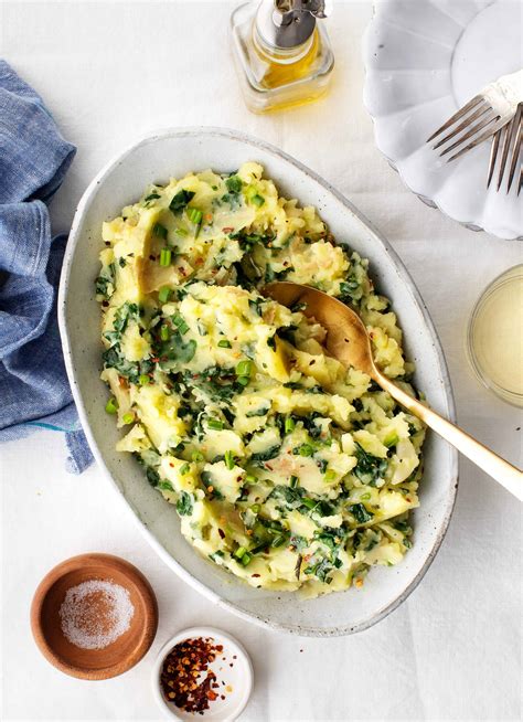 Kale And Olive Oil Vegan Mashed Potatoes Recipe Love And Lemons