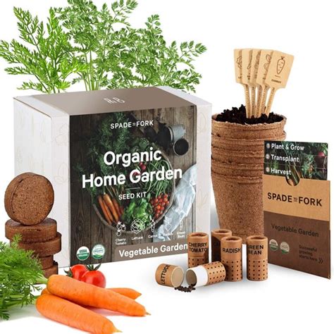 Spade To Fork Indoor Herb Garden Starter Kit Agriculture Goods