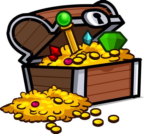 Club penguin rewritten codes (working). Treasure clipart underwate treasure, Treasure underwate ...