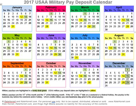 On in order for you to receive your pension payment on the payment value date, we suggest that you choose to have your pension paid electronically as an. 2020 USAA Military Pay Deposit Dates - With Printables ...