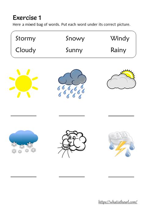 Science worksheets for grade 2. Weather Vocabulary and Worksheets for Grade 1 - Your Home ...