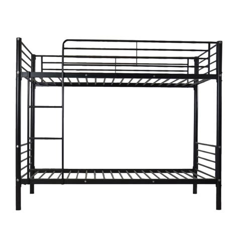 Ktaxon Twin Over Twin Metal Bunk Bed Sturdy Frame With Metal Slats