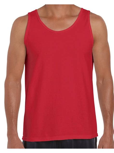 Gildan Mens Tank Top Mens Muscle Shirts Best Mens Tanks Cotton Sleeveless Shirts For Him Blank
