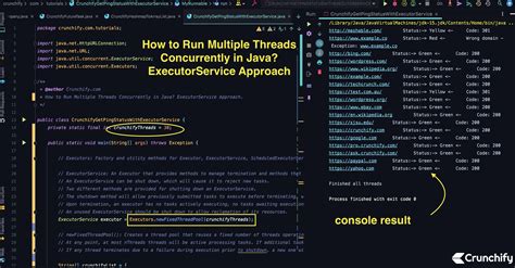 How To Run Multiple Threads Concurrently In Java Executorservice