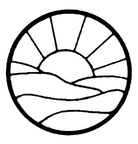 The blackline pattern has a slight stained glass feel and will look colored in a variety of colorways. Image from http://www.colebrothers.com/deluxe/sundes.gif ...