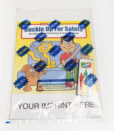 buckle up for safety coloring book book only park place printing and promotional products llc