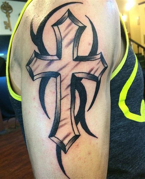 Pin On Cross Tattoos