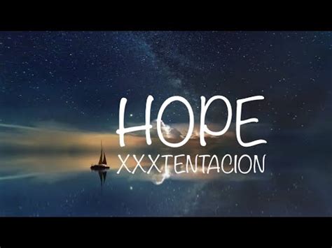 Hope Xxtentacion Lyrics Youtube