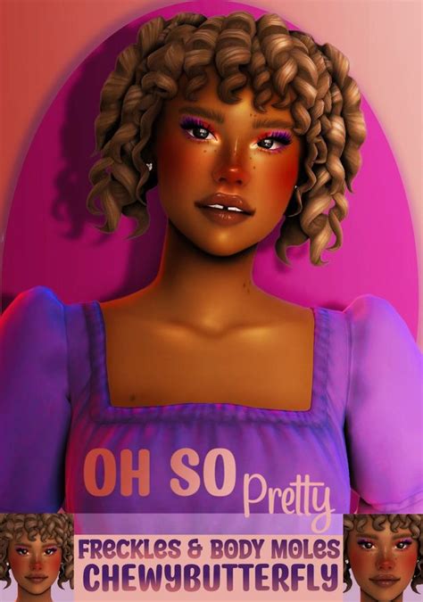 Chewybutterfly Creating Sims 4 Content Patreon Sims 4 Freckles Sims