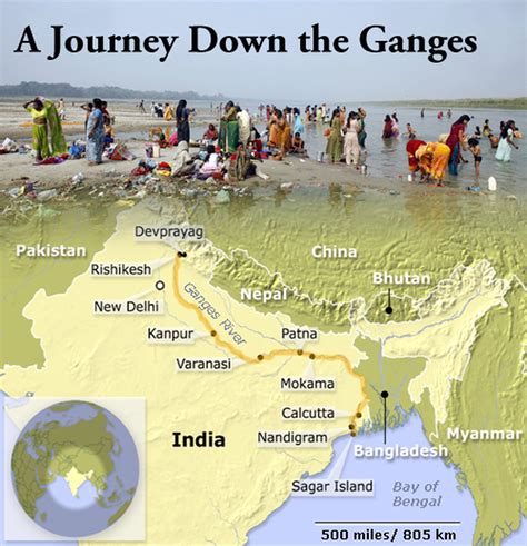 Ganges Map Ganga River Map Indian History Facts Indian River Map