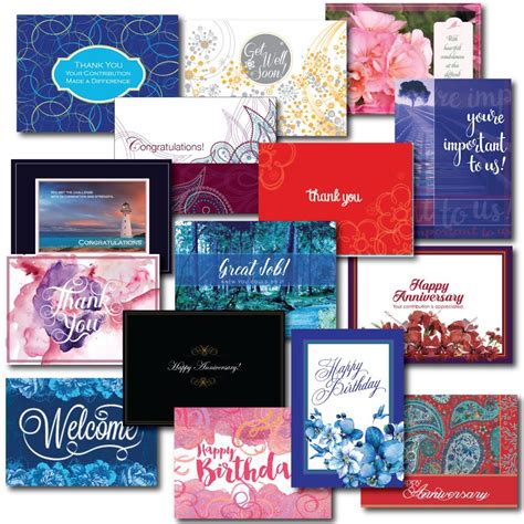 Buy Employee Appreciation Card Assortment 30 Cards With 31 White Envelopes Recognize And