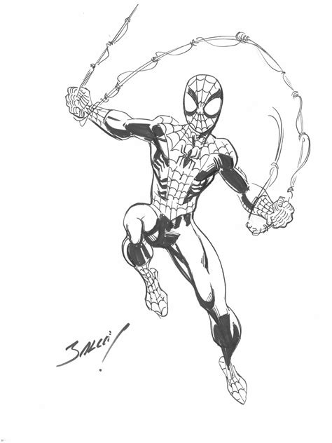 Spider Man By Mark Bagley In A K S Mark Bagley Gallery Comic Art Gallery Room