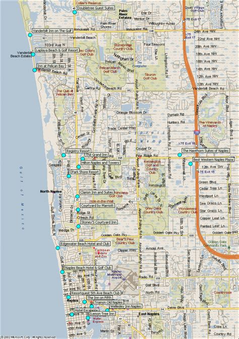 34 Street Map Of Naples Florida Maps Database Source Riset