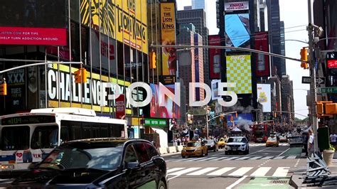 Times Square in New York City Stock Footage,#York#Square#Times#Footage | Times square, Times 