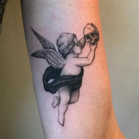 36 Stunning Cupid Angel With Gun Tattoo Ideas