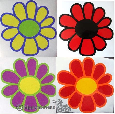 large daisy flower decal for cars made using durable colourfast vinyl