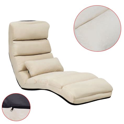 Kinbor Folding Lazy Sofa Chair Stylish Sofa Couch Beds Lounge Chair W