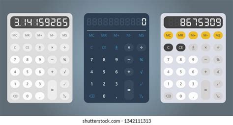 Calculator Design Template Stock Illustration 1342111313 Shutterstock