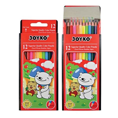 Jual Pensil Warna 12 Joyko Pencil Warna Panjang Warna Warni Cp 12pb Di