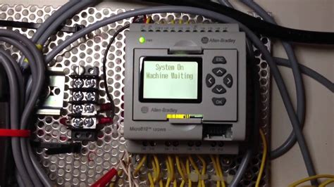 Describes how to handle the emergency stop signal. Micro810 PLC Project - YouTube