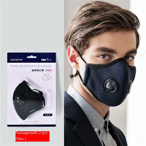 Winter Pm25 Mask Dustproof Anti Haze Breathable Unisex Activated