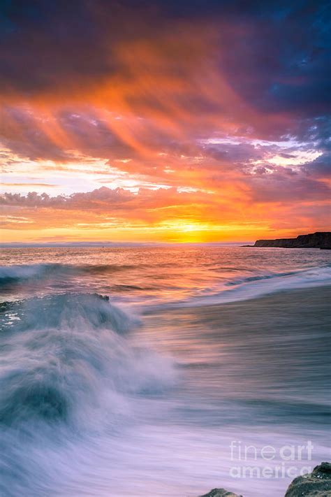 Sunset Beach Santa Cruz California Photograph By Maricel Quesada Pixels