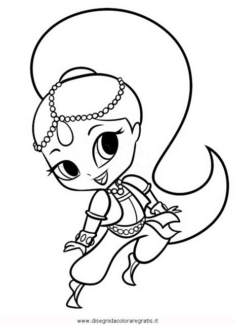 Lol surprise da colorare e stampare scarica qui giochi per. Disegno Shimmer-Shine-02: personaggio cartone animato da colorare