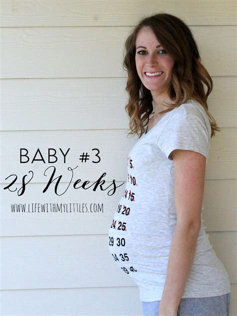Baby 3 Pregnancy Update 28 Weeks Life With My Littles