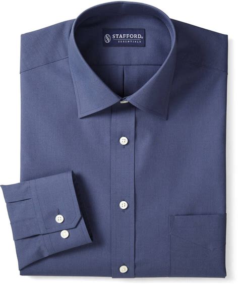 Jcpenney Stafford Travel Easy Care Broadcloth Dress Shirt 30