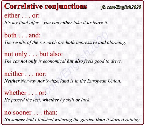 Correlative Conjunctions English Quiz Quizizz