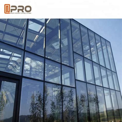 building exterior glass wall design to decoration