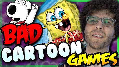 Bad Games Based On Cartoons Youtube
