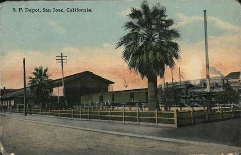 Southern Pacific Depot San Jose Ca Postcard