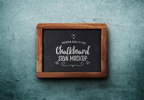 chalkboard sign mockup mockup world