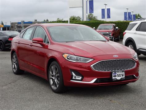 2020 Ford Fusion Hybrid Titanium Rapid Red 20l Ivct Atkinson Cycle I