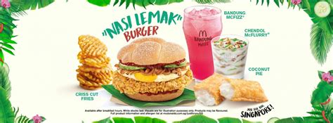 Then, they relaunched again and it was sold out too. McDonald's new nasi lemak burger. Anyone?