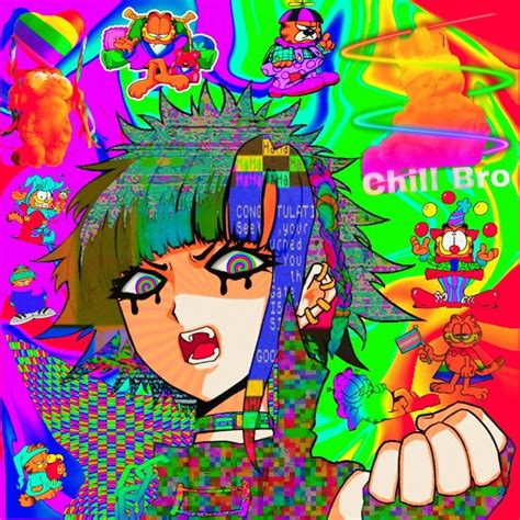 Glitchcore Aesthetic Rainbow Aesthetic Aesthetic Anime Scene Core